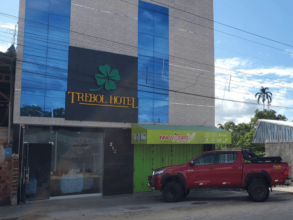Trebol Hotel en Yurimaguas, hospedaje céntrico cerca de la Plaza de Armas y el río Huallaga